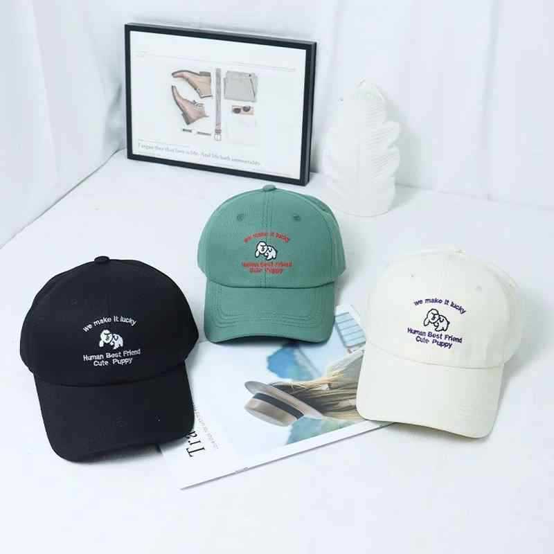 Women's Casual Embroidered Cotton Cap Bowlift