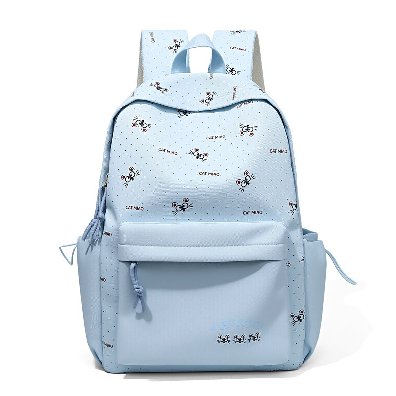 Playful Cat-Themed Backpack Bowlift