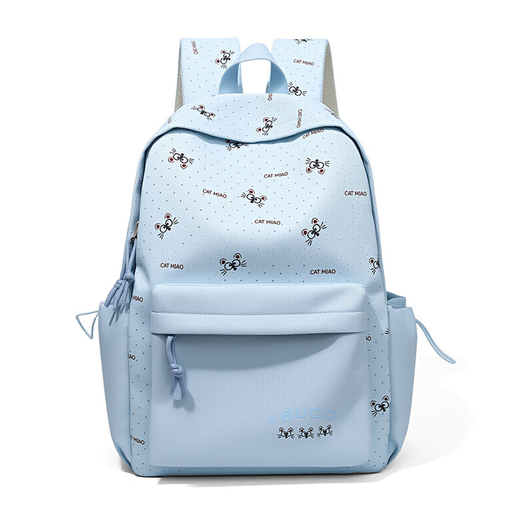 Playful Cat-Themed Backpack Bowlift