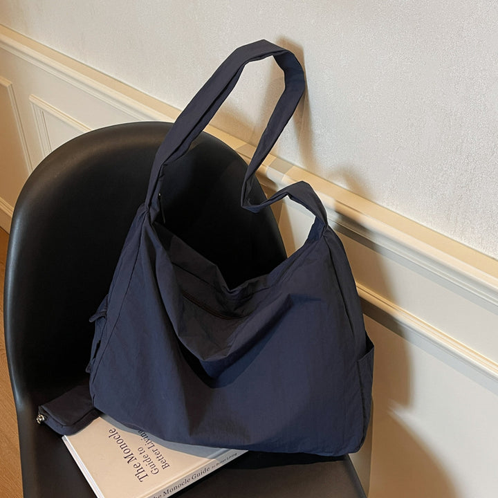 Spacious Multi-Pocket Hobo Bag