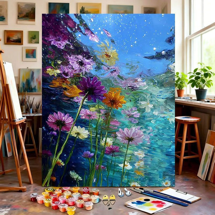 Floral Art Canvas Bowlift