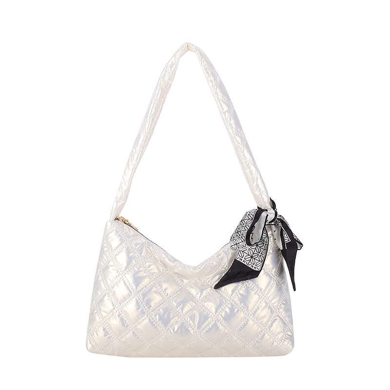 Quilted Shoulder Handbag Bowlift