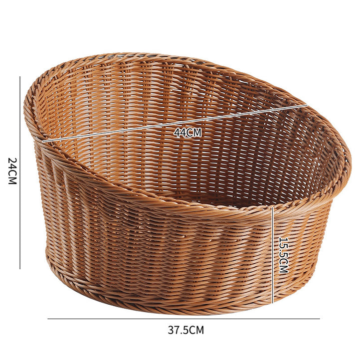 Natural Woven Bread Basket Bowlift