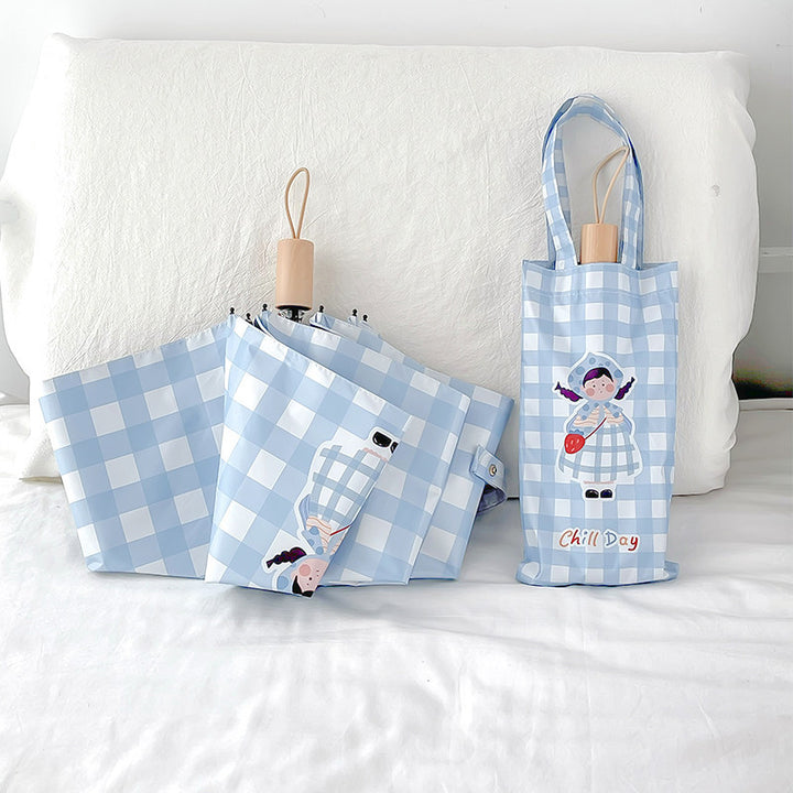 Women practical carrying bag for protective folding umbrella Bowlift