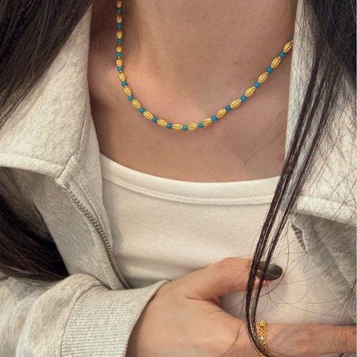 Playful Beaded Charm Bracelet Bowlift