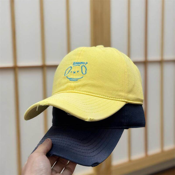 Women's Casual Character-Embroidered Baseball Cap Bowlift