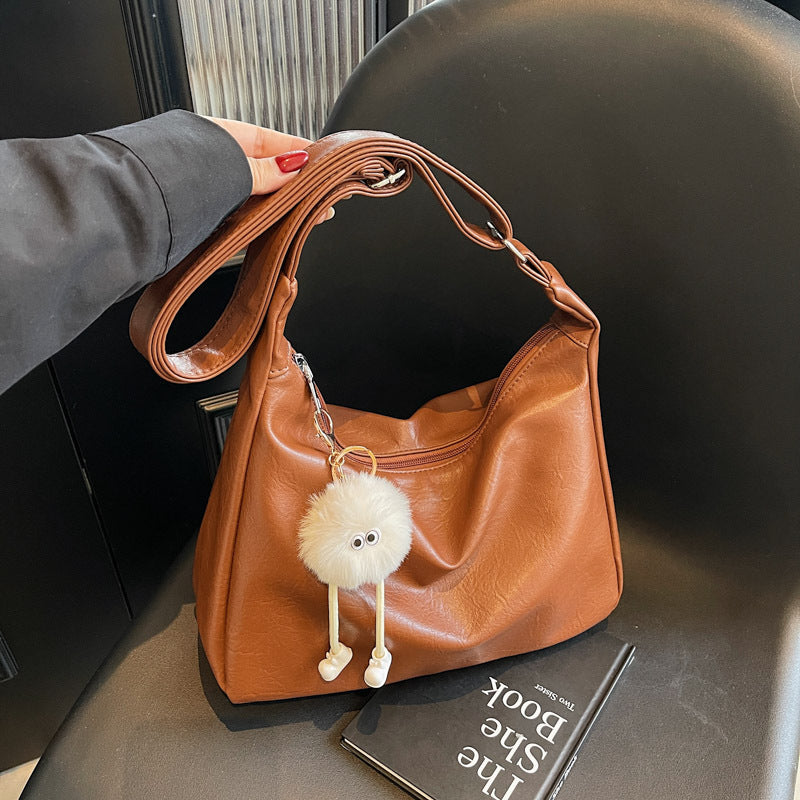 Elegant Slouchy Shoulder Bag Bowlift