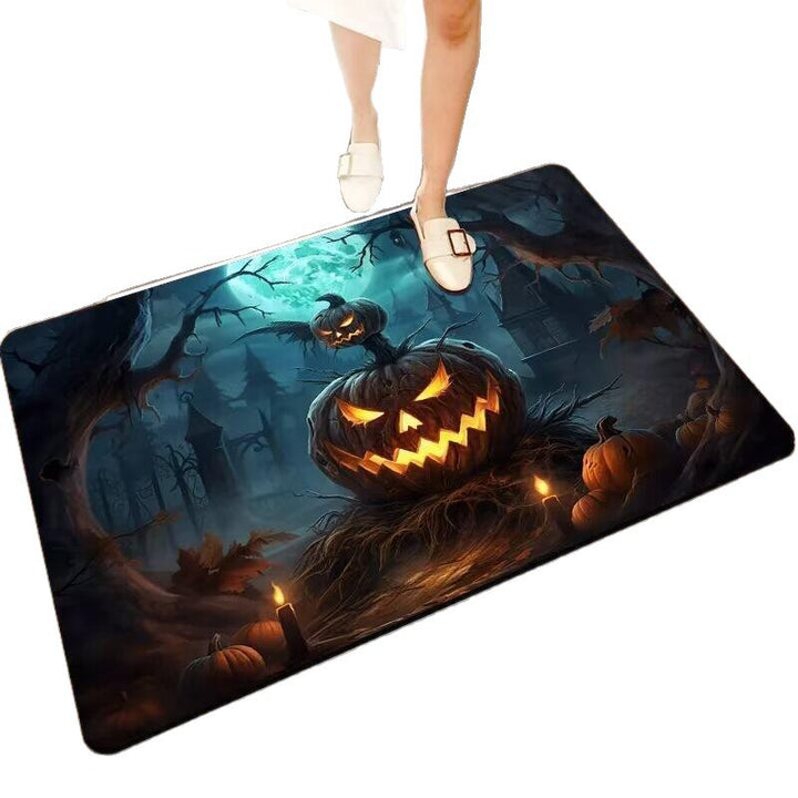 Halloween-Themed Decorative Area Mat Bowlift