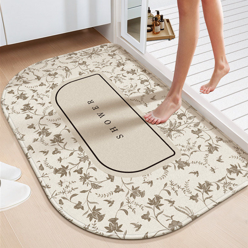Non-Slip Inspirational Bathroom Mat Bowlift
