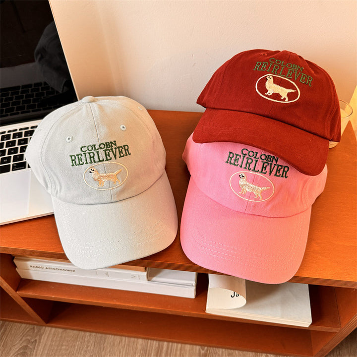 Women's Casual Embroidered Baseball Cap Bowlift