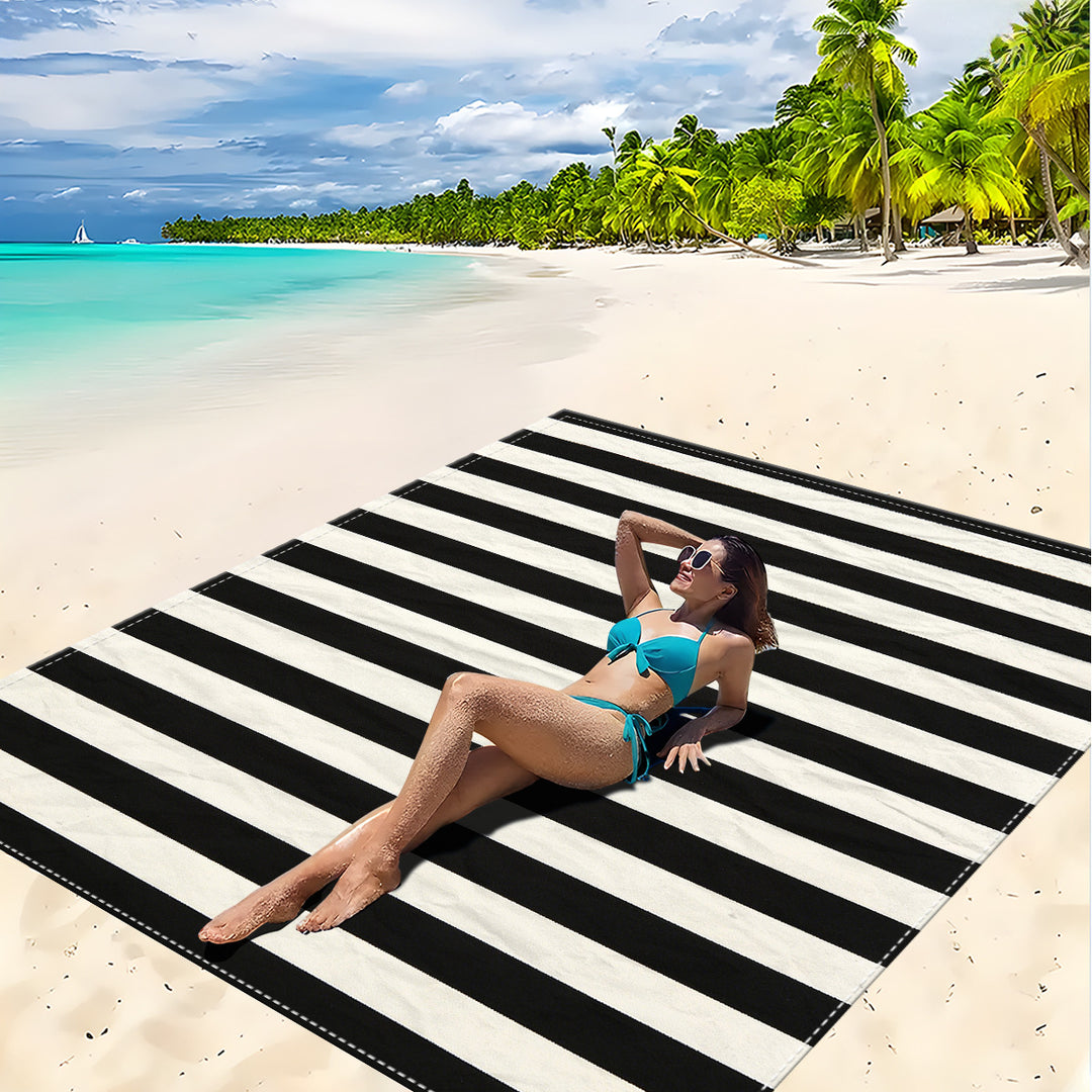 Mandala Design Beach Mat Bowlift