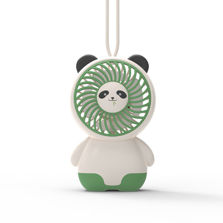 Portable Cute Animal-Themed Handheld Fan Bowlift