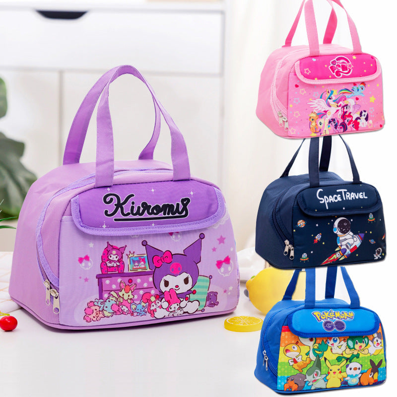 Cartoon-Themed Insulated Lunch Bag Bowlift