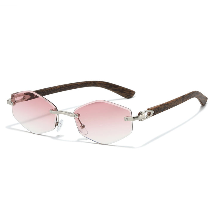 Futuristic Hexagonal Frame Sunglasses Bowlift