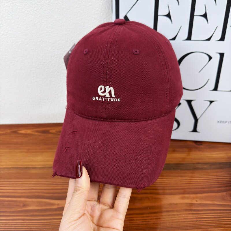 Women's Relaxed Cotton Embroidered Baseball Cap Bowlift