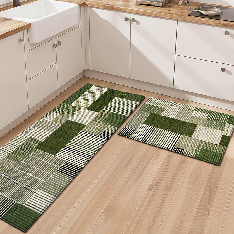 Textured Patterned Kitchen Runner Mat Bowlift