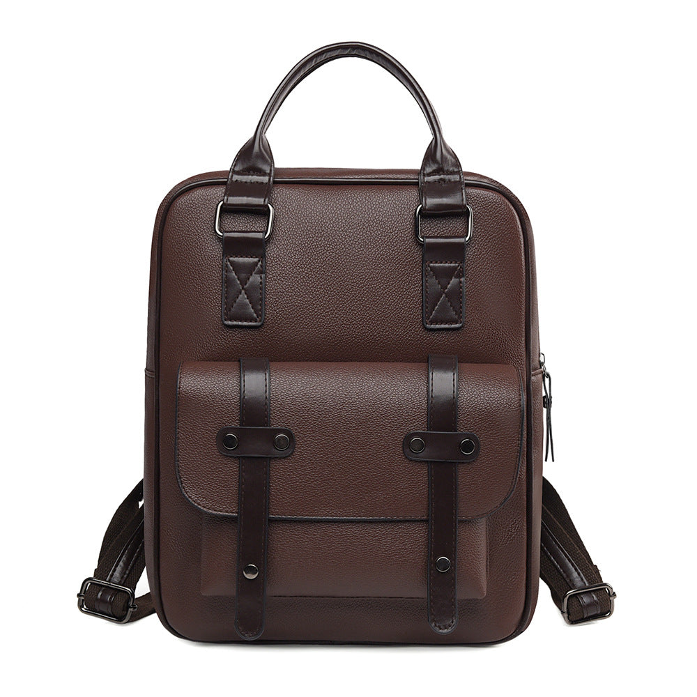 Structured Leather Backpack Bowlift