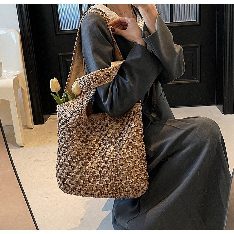 Handmade Macrame Tote Bag Bowlift