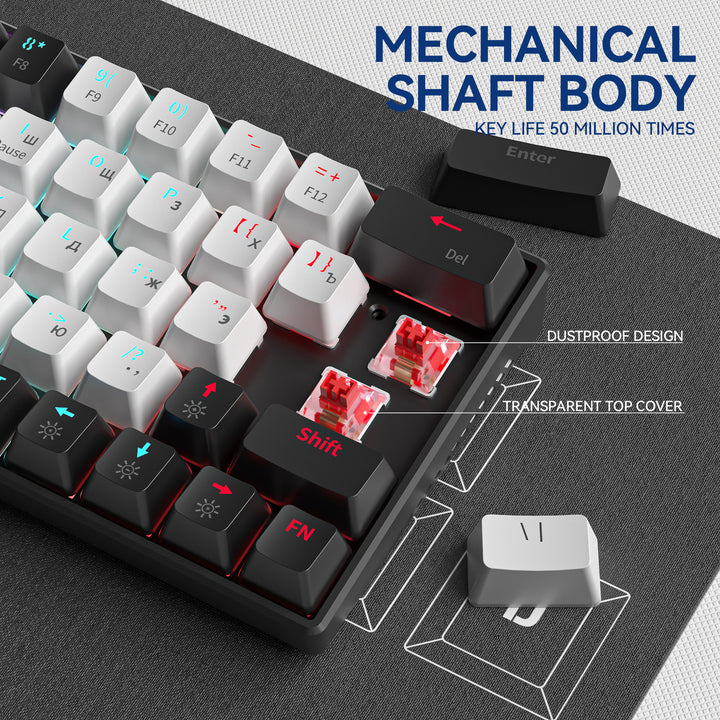 Mechanical Gaming Keyboard Bowlift