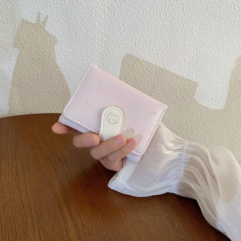 Cute Cat-Themed Coin Wallet