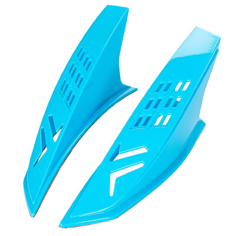 Aerodynamic Motorcycle Helmet Side Panels Bowlift