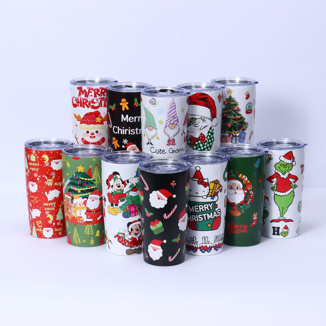 Vacuum Insulated Stainless Steel Travel Tumbler With Spill-Resistant Slider Lid And Tapered Cupholder Fit