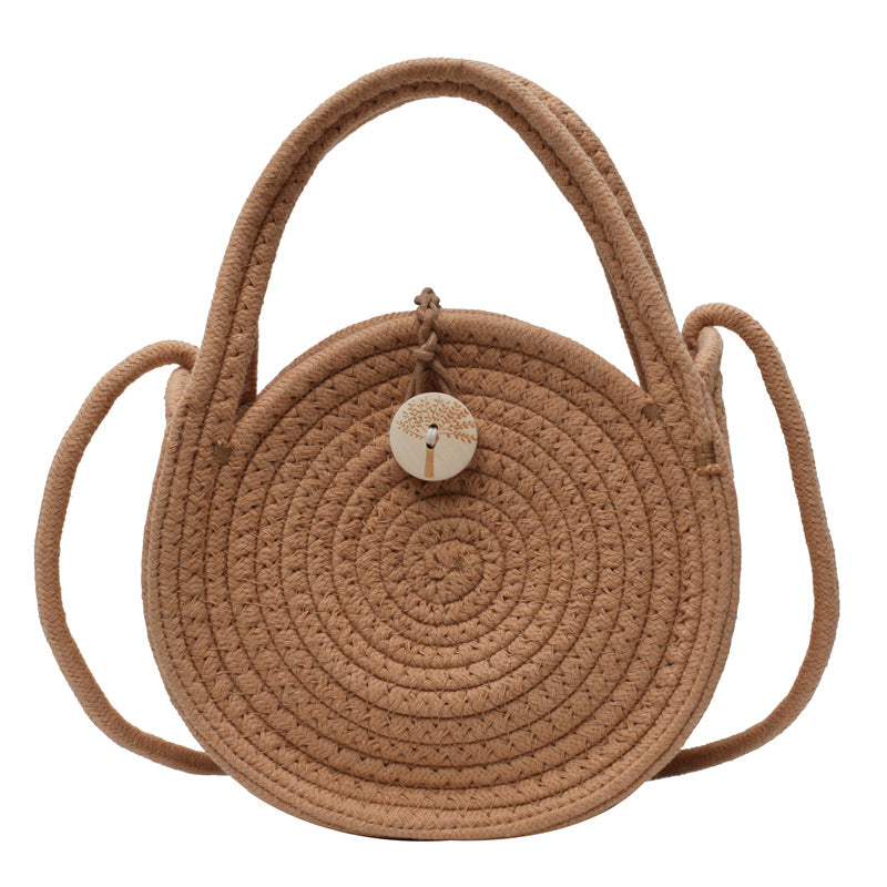 Handmade round bag with elegant design Bowlift