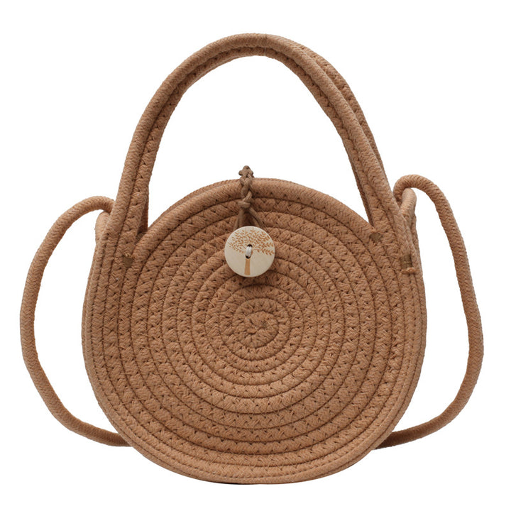 Handmade round bag with elegant design Bowlift
