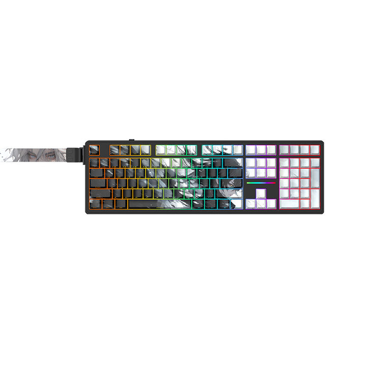 Gasket-Mounted RGB Mechanical Keyboard Bowlift