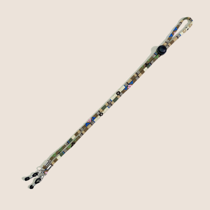 Decorative Patterned Eyewear Retention Strap Bowlift