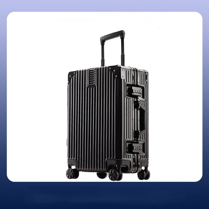 Unisex Rigid Multi-Compartment Travel Suitcase Bowlift