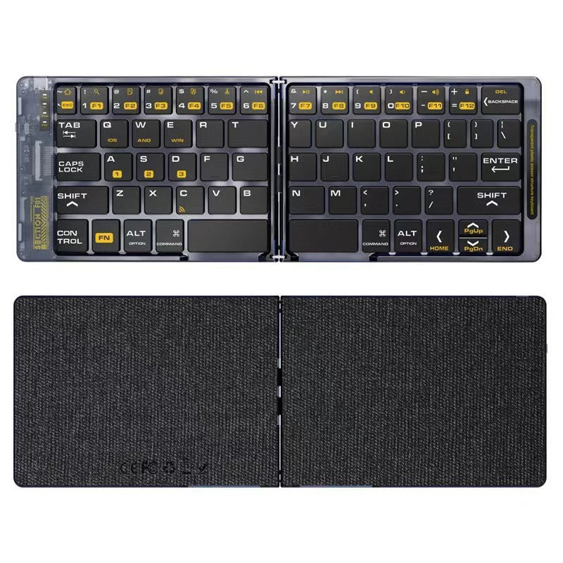 Portable Folding Bluetooth Keyboard Bowlift