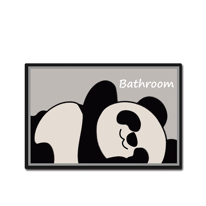 Cute Cartoon Bear-Themed Bath Mat Bowlift