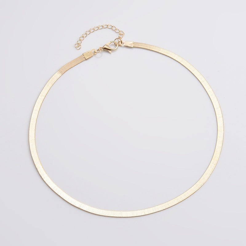 Sleek Snake Chain Necklace Bowlift