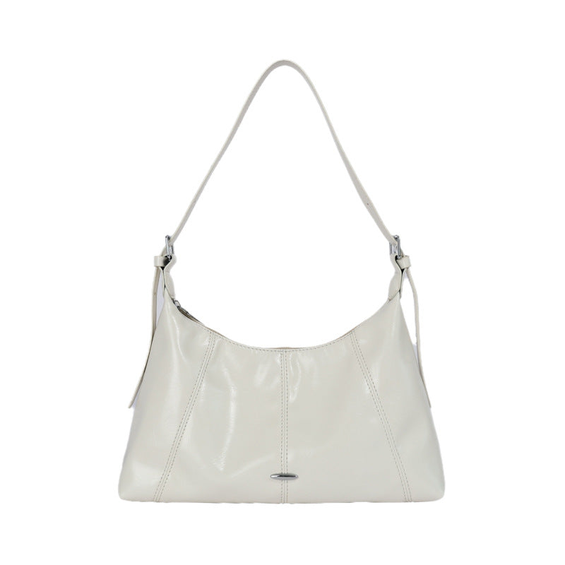 Luxurious Soft Leather Shoulder Bag Bowlift