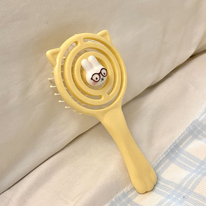 Hairbrush with Cute Animal Design Bowlift
