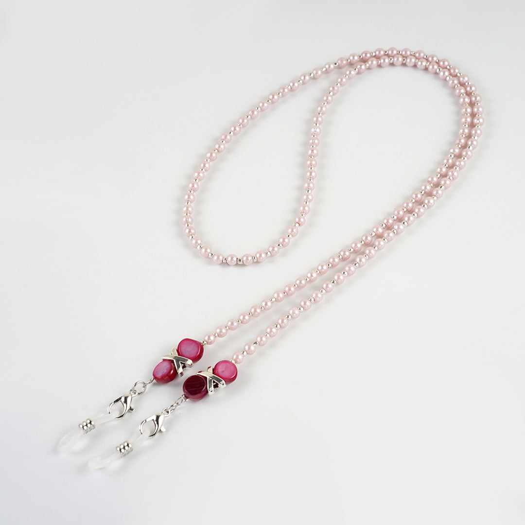 Elegant Beaded Eyewear Chain Bowlift