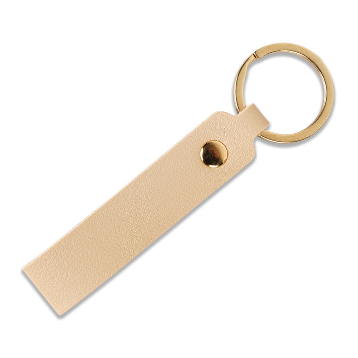 Unisex keychain made of high-quality artificial leather with practical loop Bowlift