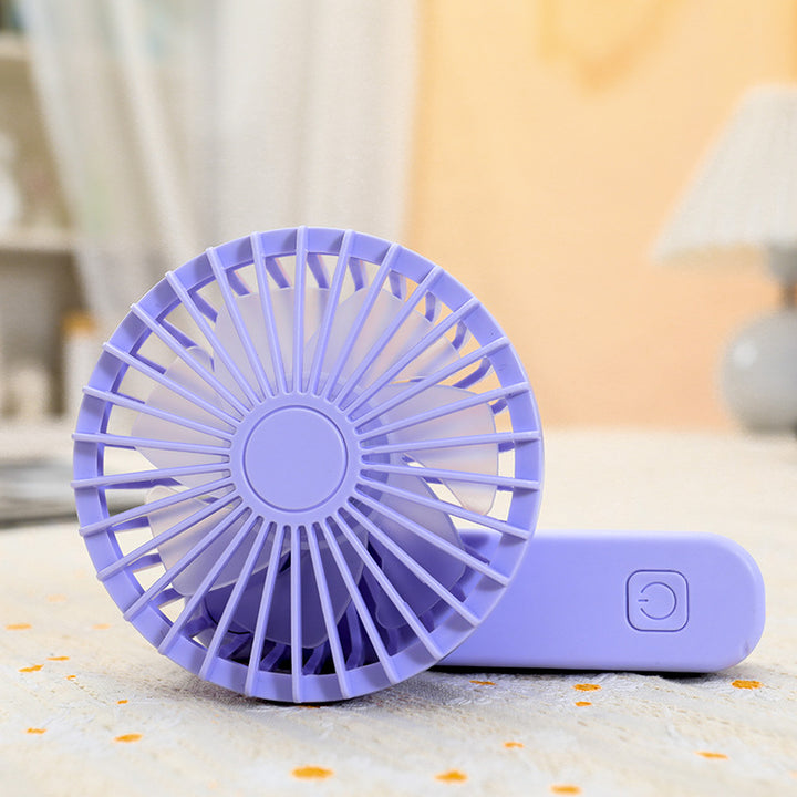 Women's Portable Hand Fan with Ergonomic Design and USB Charging Function Bowlift