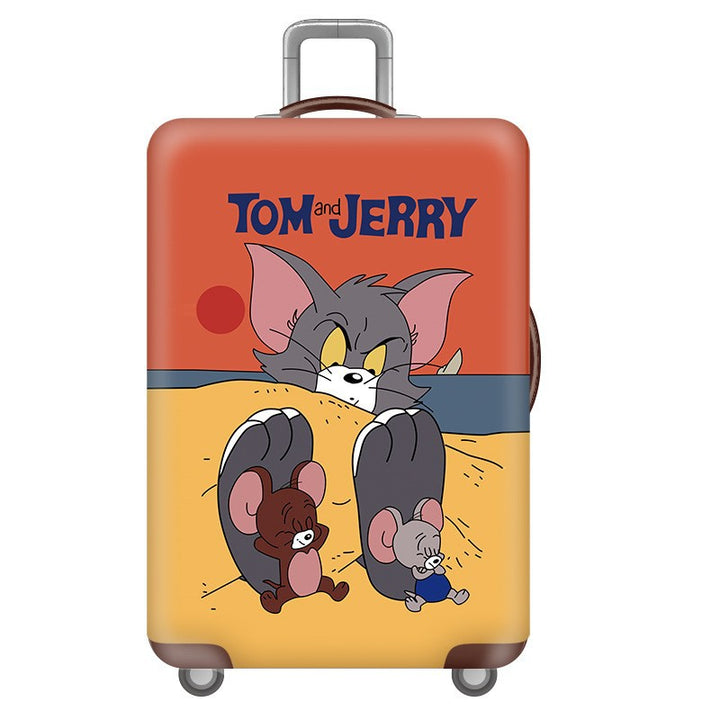 Unisex Hard Shell Suitcase with Fun Cartoon Design Bowlift
