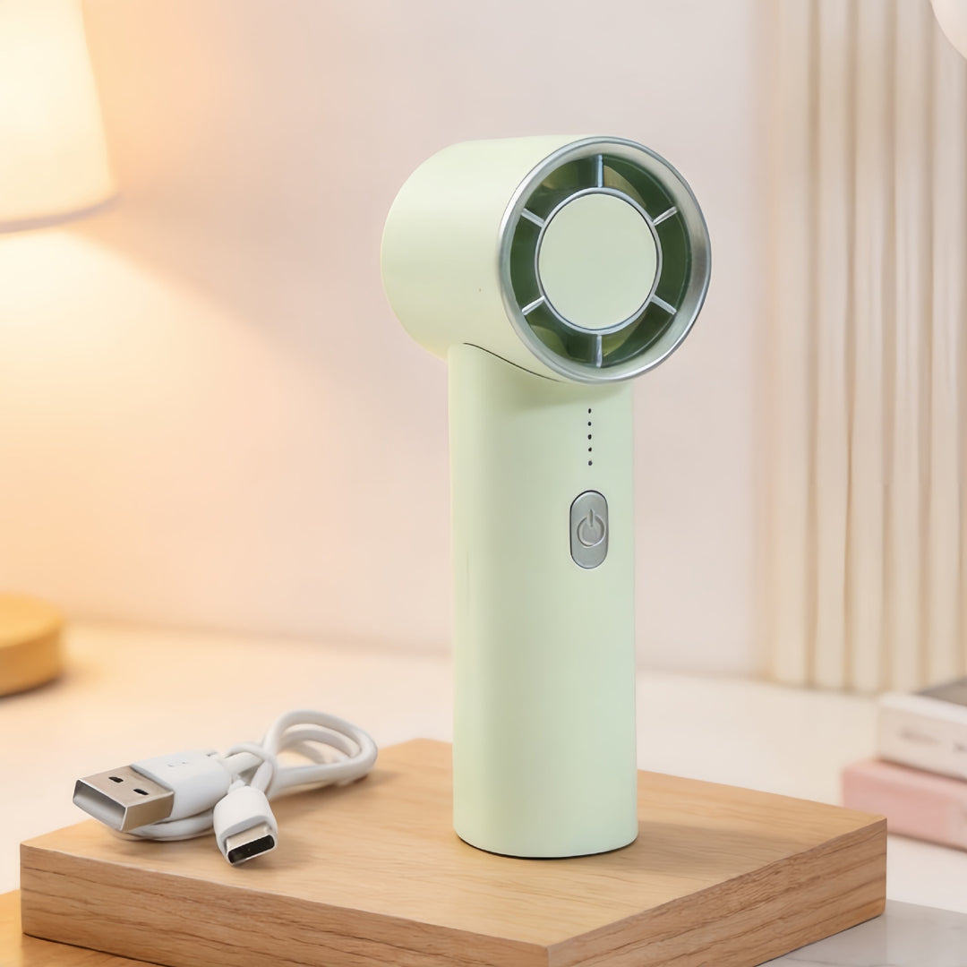 Ladies portable USB hand fan with modern design Bowlift