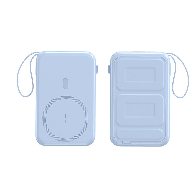 Portable Wireless Powerbank with Integrated Charging Pad Bowlift