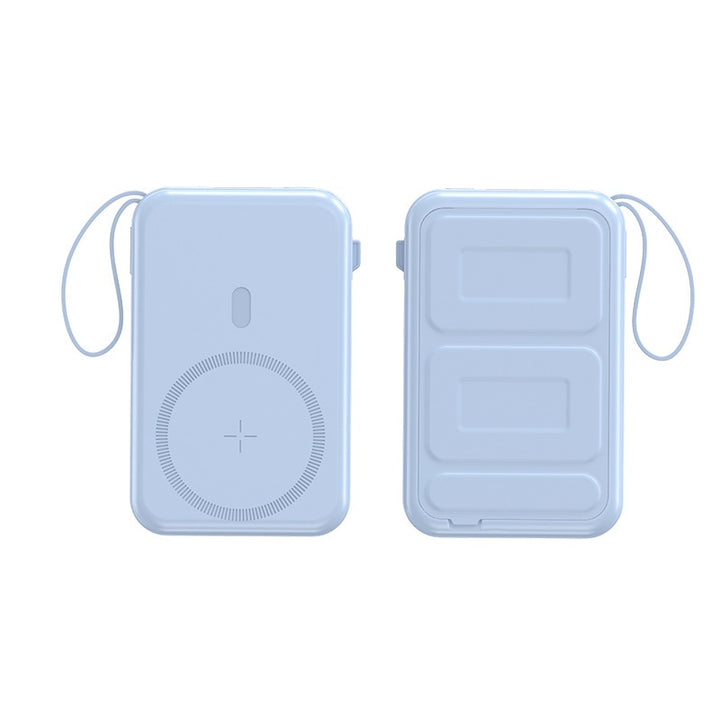 Portable Wireless Powerbank with Integrated Charging Pad Bowlift