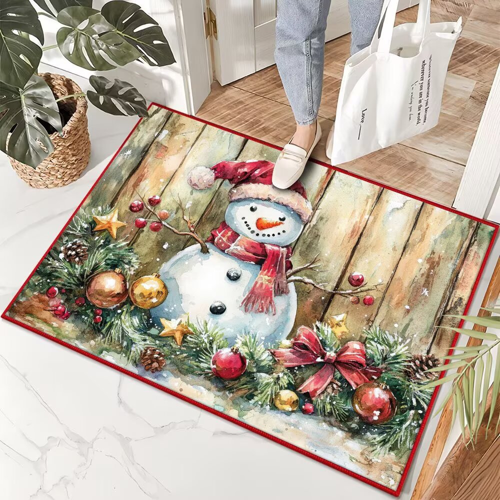Decorative Holiday Entrance Mat Bowlift