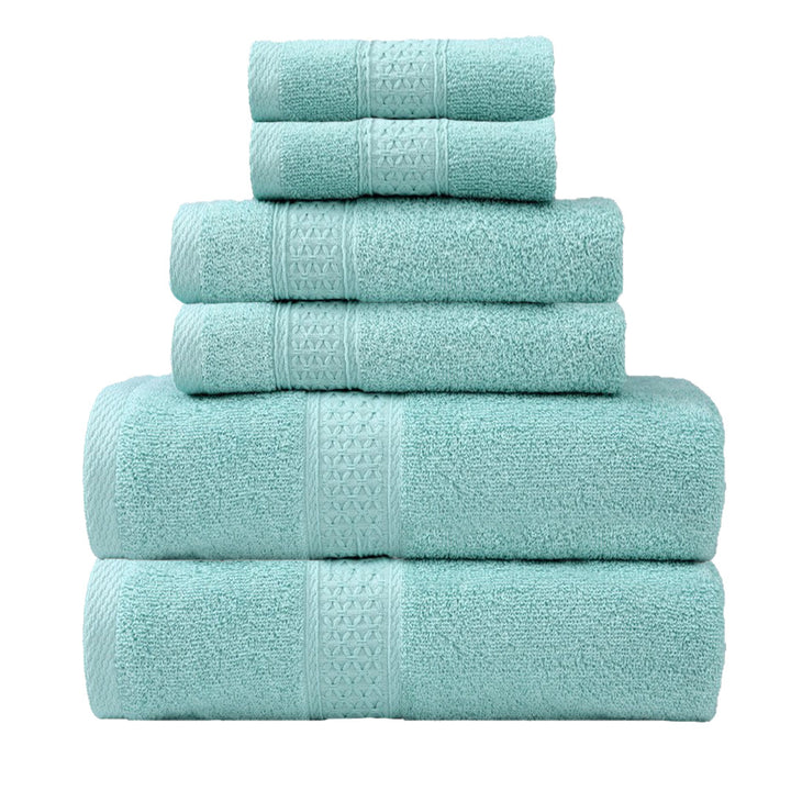 Terry Towel Set with Elegant Border Bowlift