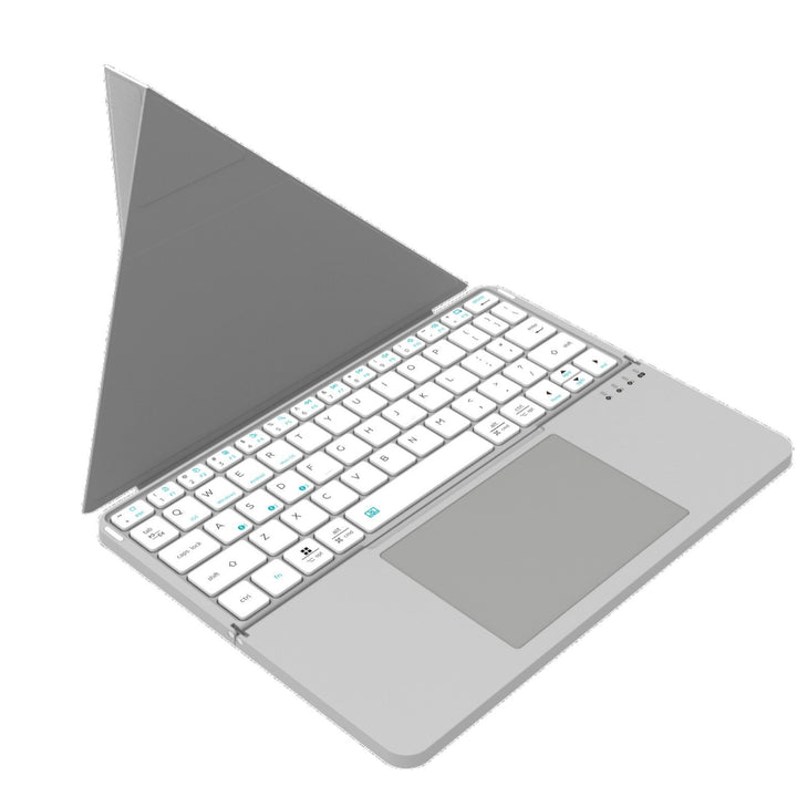 Bluetooth Folding Keyboard with Integrated Touchpad Bowlift