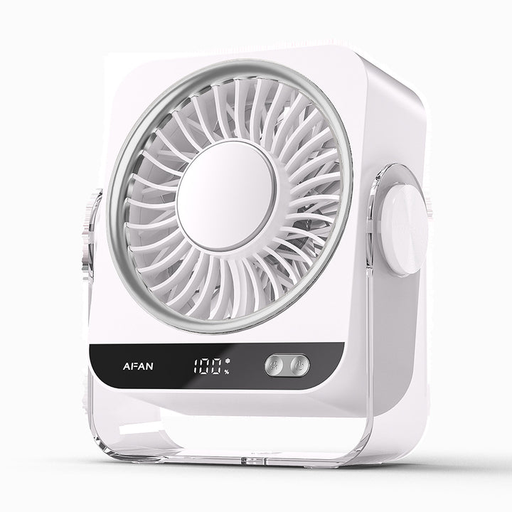 Ladies table fan with digital control and variable fan speed Bowlift