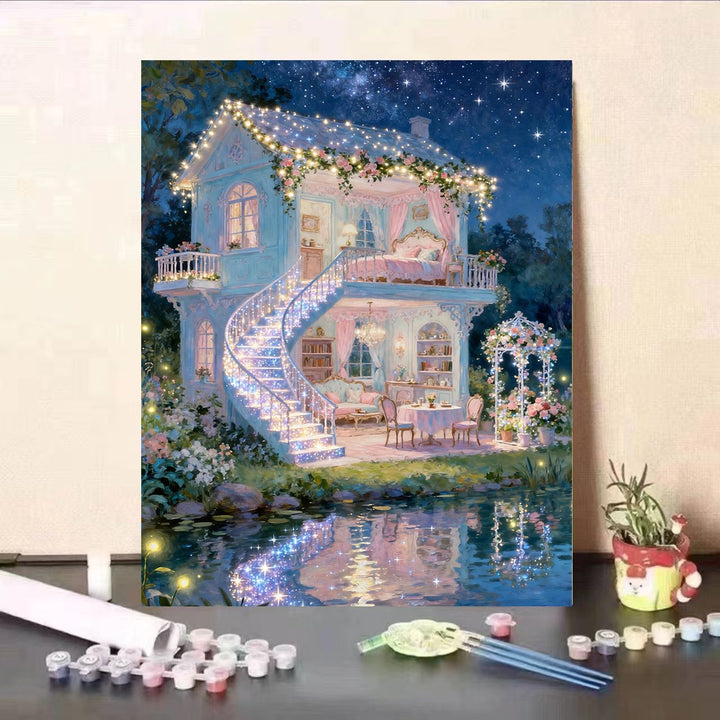 Fairy Tale Dream House Canvas Art Kit Bowlift