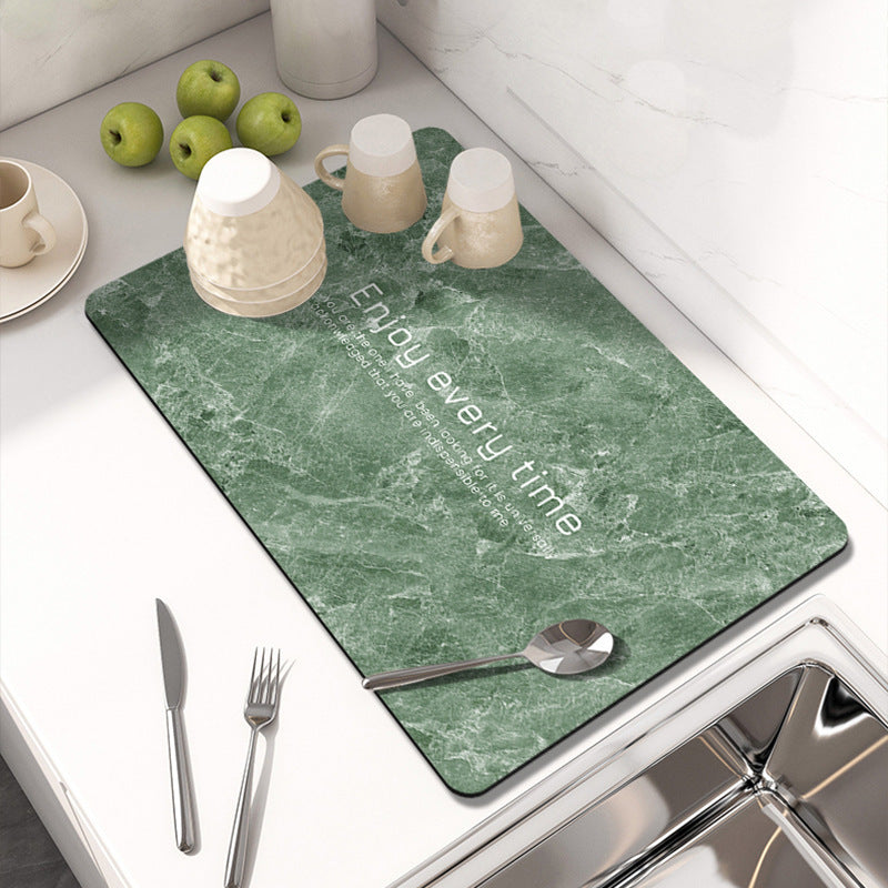 Marble-Inspired Table Mat Bowlift