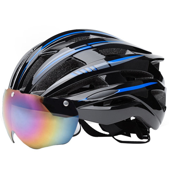 Road bike helmet with visor-friendly design and excellent ventilation Bowlift